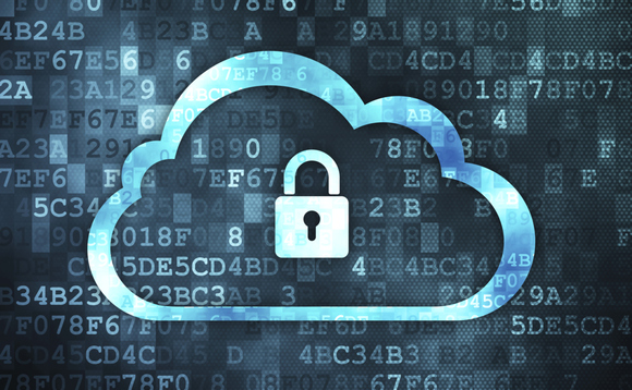 Cloud Security-logo met hangslot
